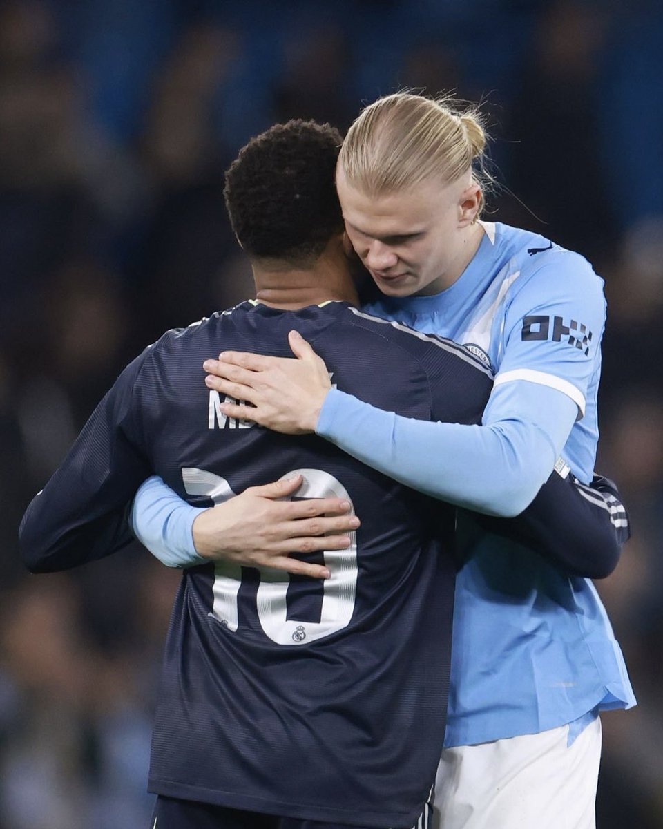 哈兰德和姆巴佩。曼城1比2皇马欧冠联赛