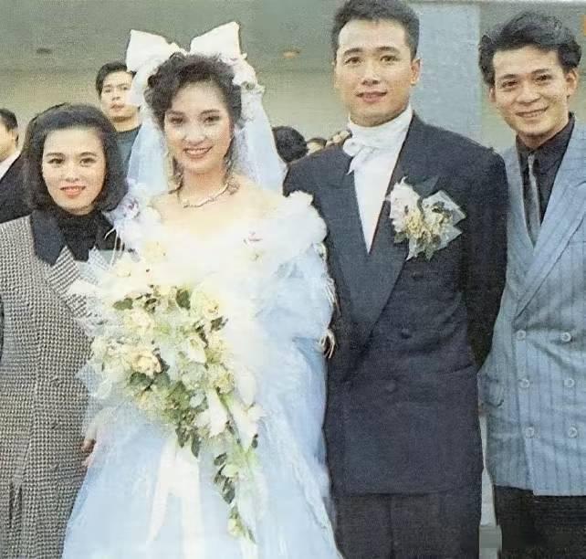 苗侨伟和戚美珍结婚时…
港星 苗侨伟