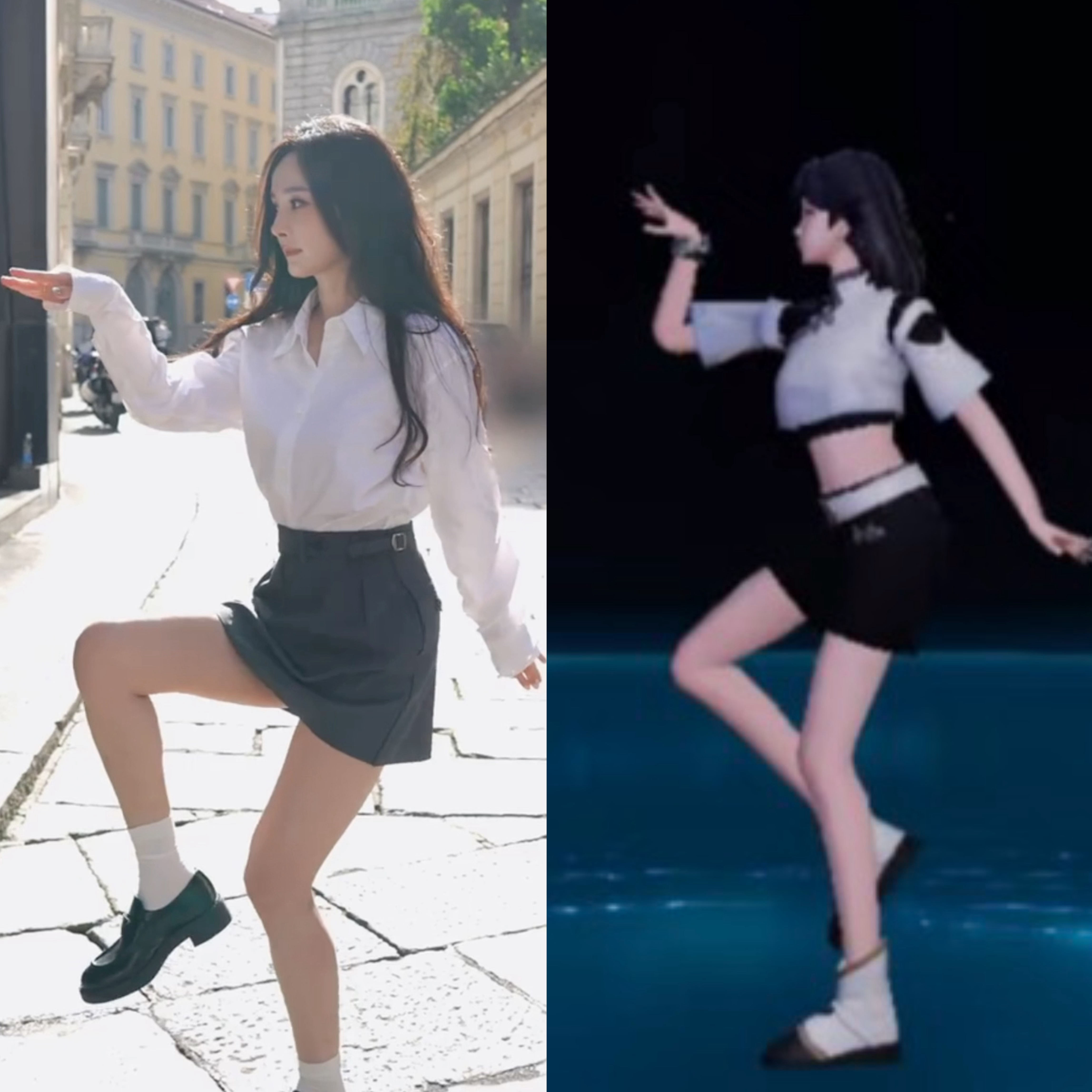 我不行了我笑抽了🤣才发现杨幂你cos的连衣服颜色都一样吗？？？？？ ​​​