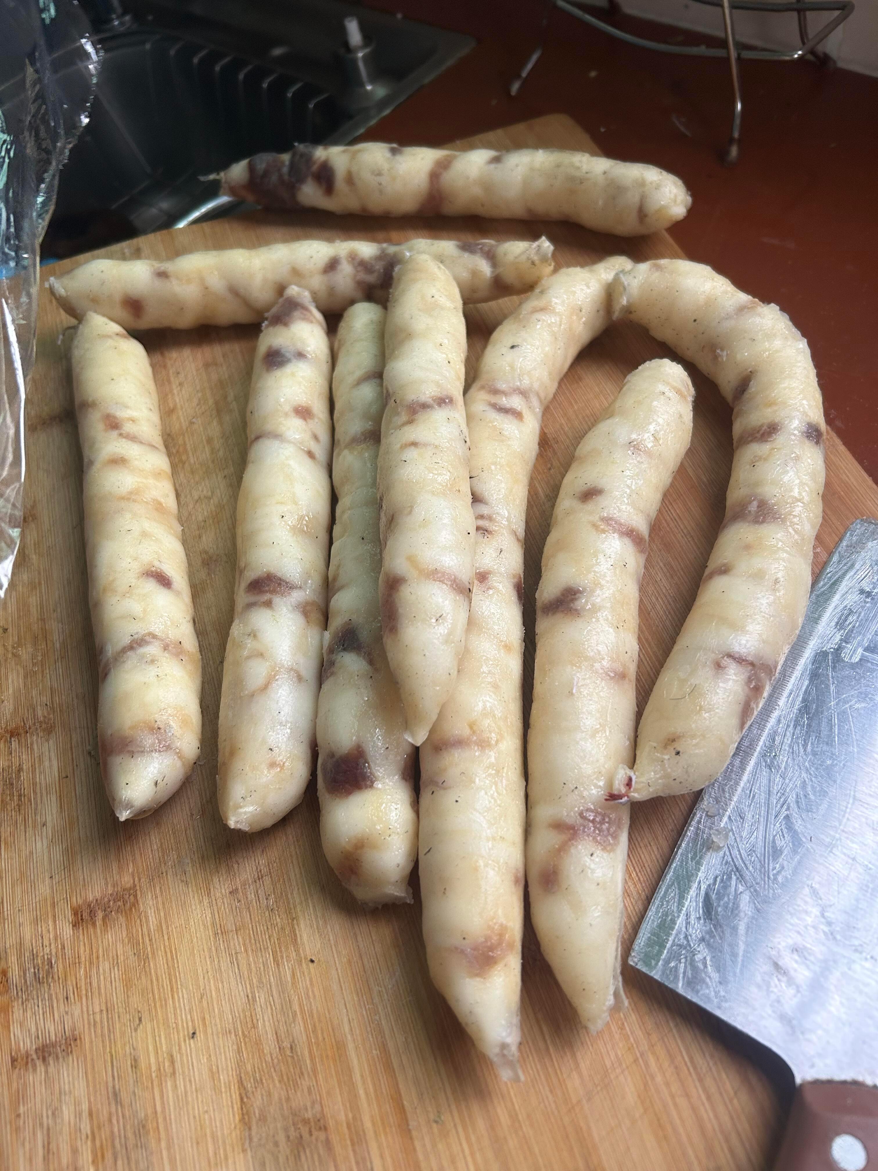 我的天呐，婆婆弄的香肠 