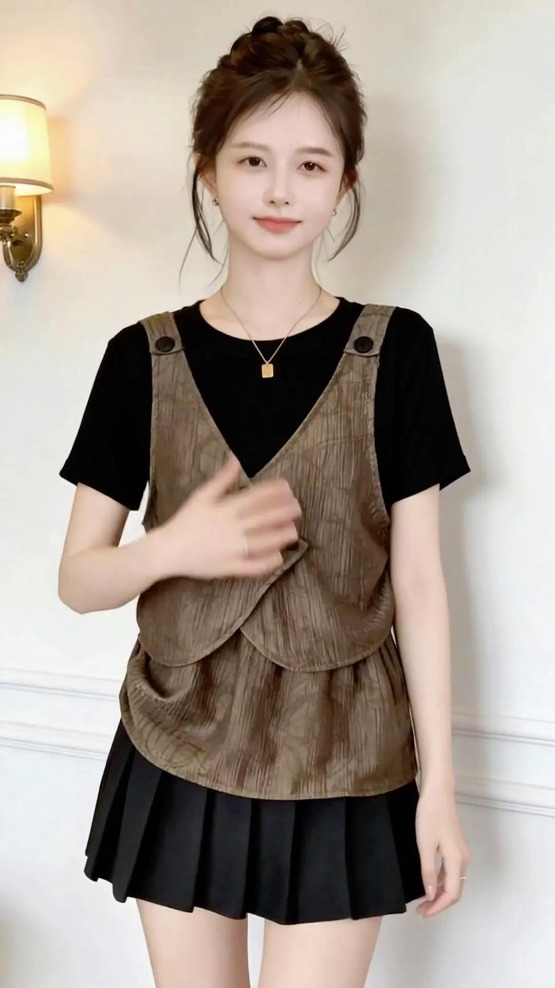 夏天穿什么 女装t恤 穿出高级感 气质穿搭