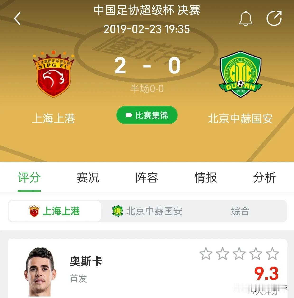 海港与国安上次会师足协杯决赛，已经是6年前的事情了，当时还在金元时代，一切仿佛像