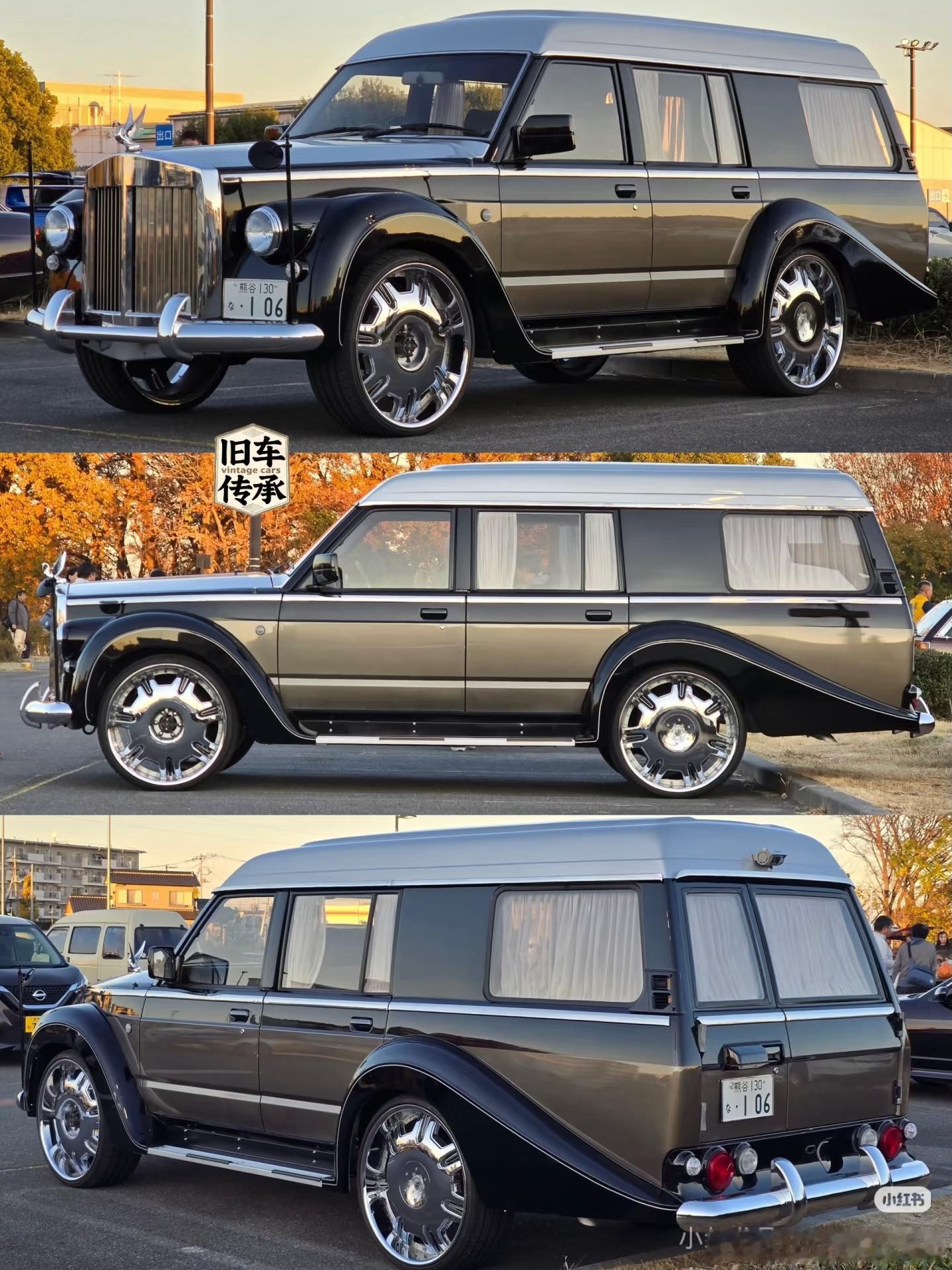 日本恶趣味复古灵车……来自小redbook，旧车传承 