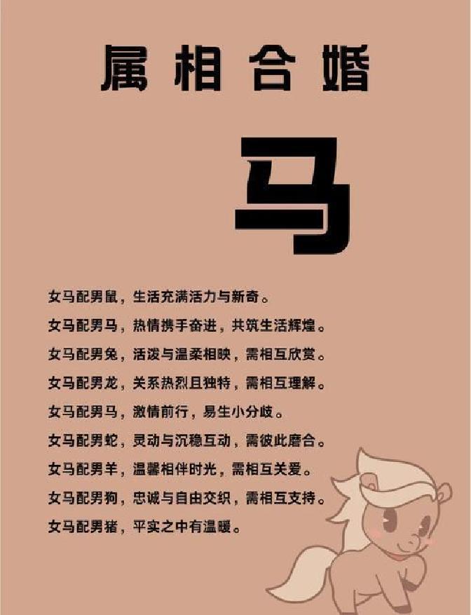 选伴侣这事说简单也简单，但真要碰上，就会发现比想象中复杂太多。尤其属马的朋友，追