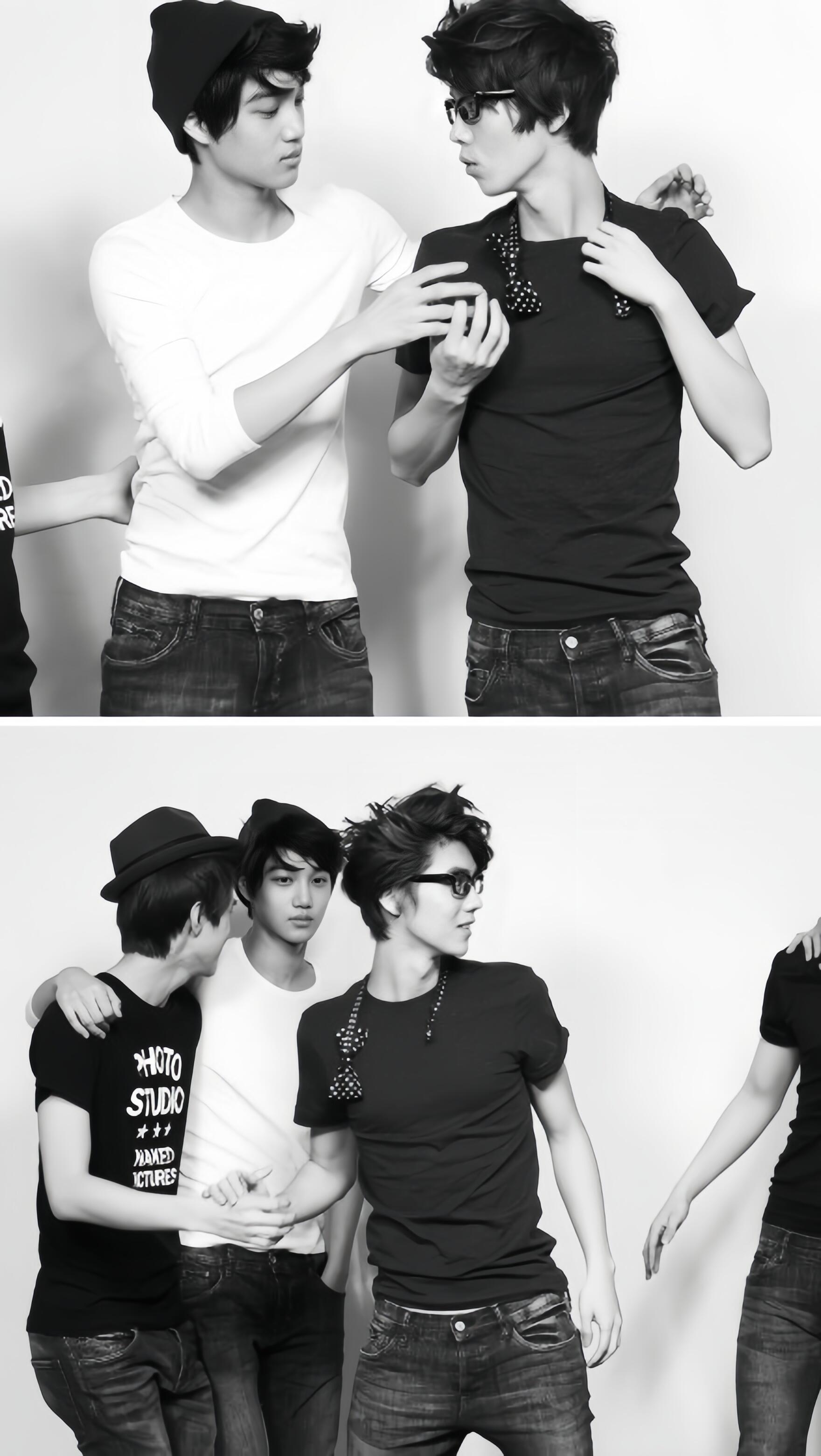 考古EXO出道前人员公开照 