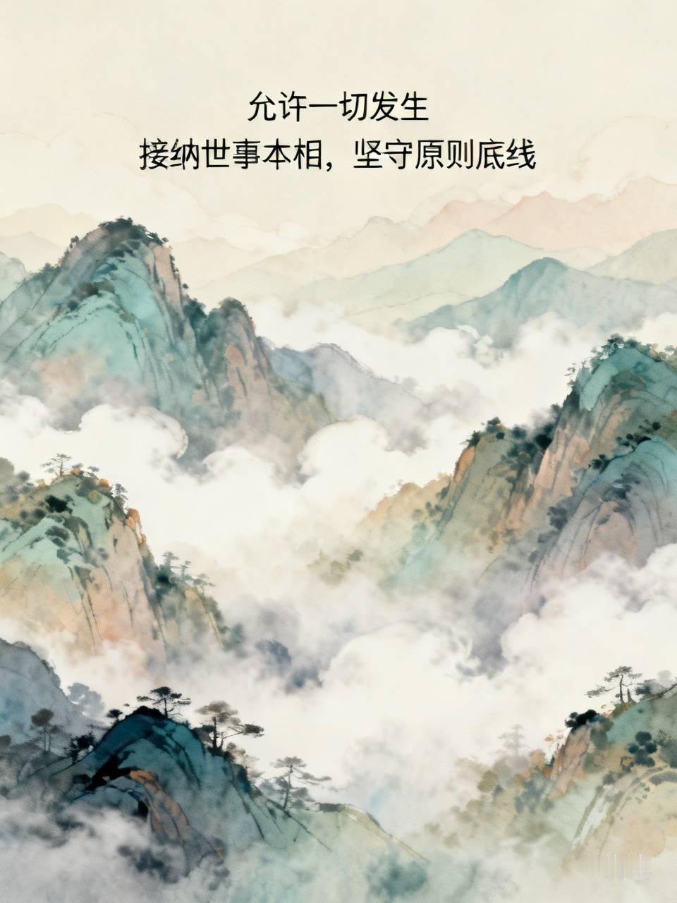 所谓允许一切发生，不是认同所有事都理所应当，更不是任人伤害、逆来顺受。而是明白世