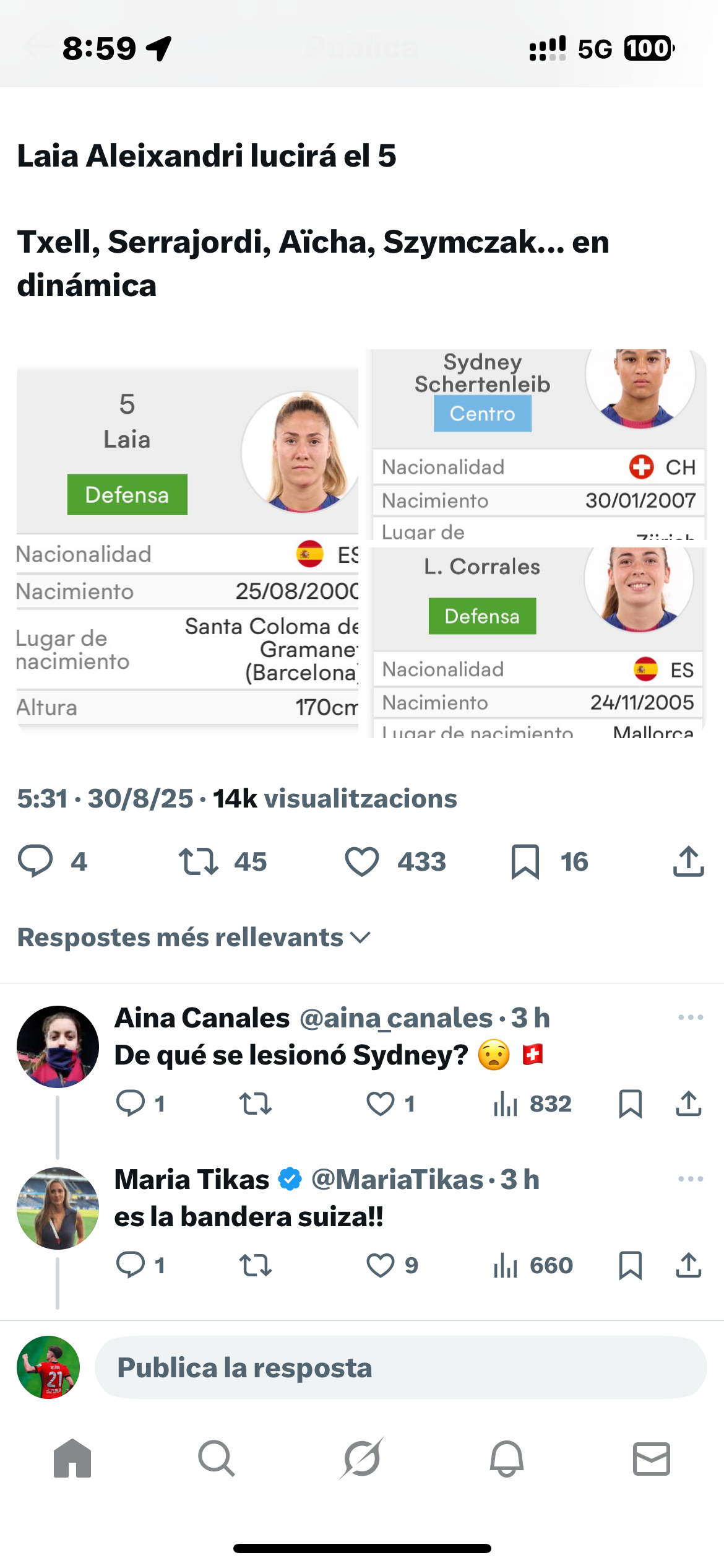 ——Sydney受伤了？——那是瑞士国旗！！！🇨🇭 ​​​