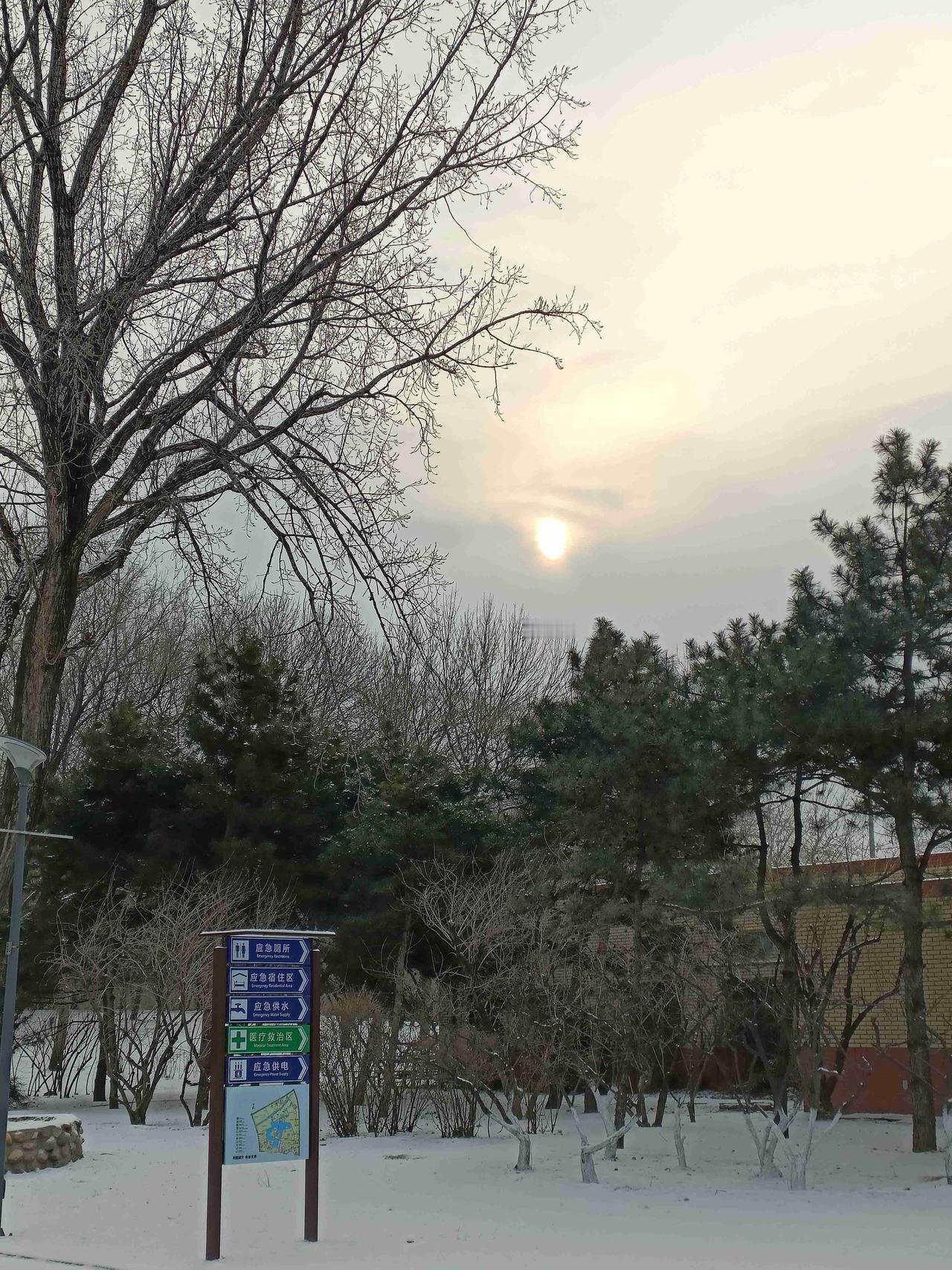 带定位晒今日生活 今天心情那叫一个轻松愉快，一出门发现竟然下雪啦！洁白的雪花纷纷