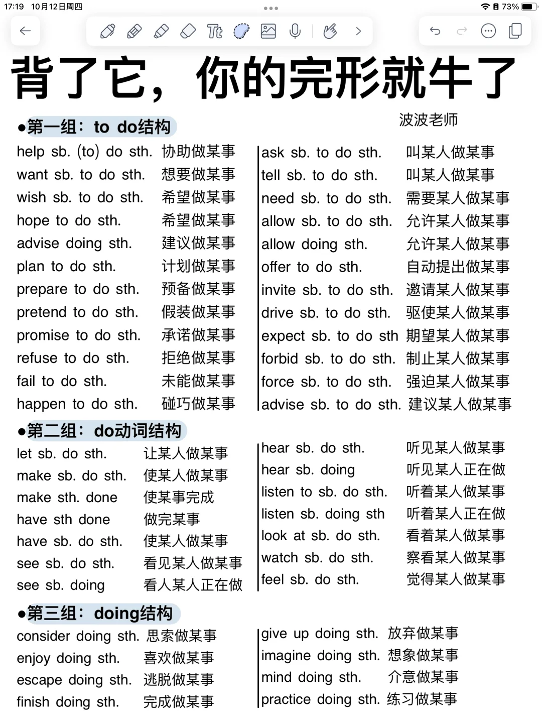 4天吃透‼️你的完形就牛了！闭眼选答案！