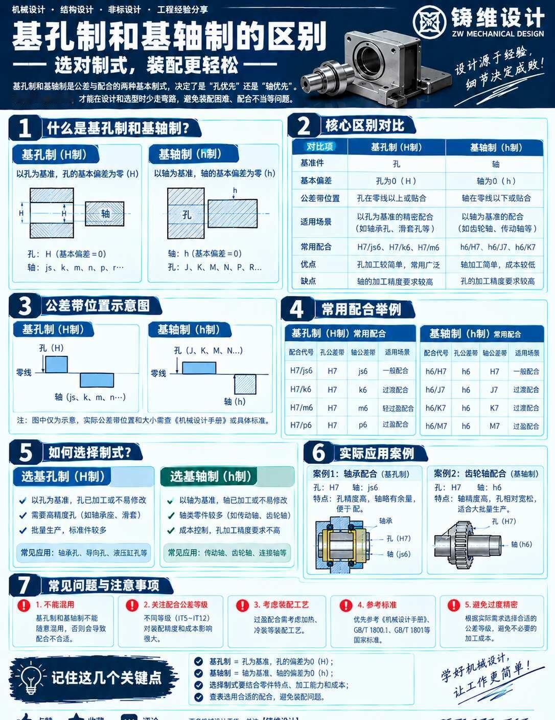 一句话记住核心：
基孔制H制，以孔为基准，孔的基本偏差为0；
基轴制h制，以轴为