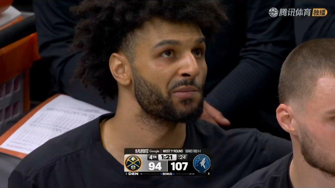 掘金的形势不太妙，这场被完全压制。掘金vs森林狼