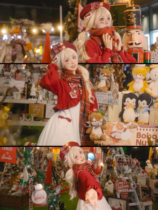 圣诞lolita丨今年的圣诞kpi也完成啦❤️