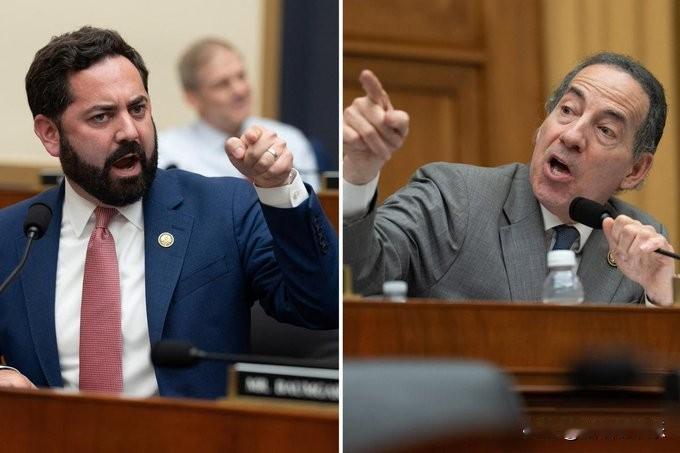 共和党众议员迈克·劳勒怒斥民主党众议员杰米·拉斯金：“你应该为自己感到羞耻。”