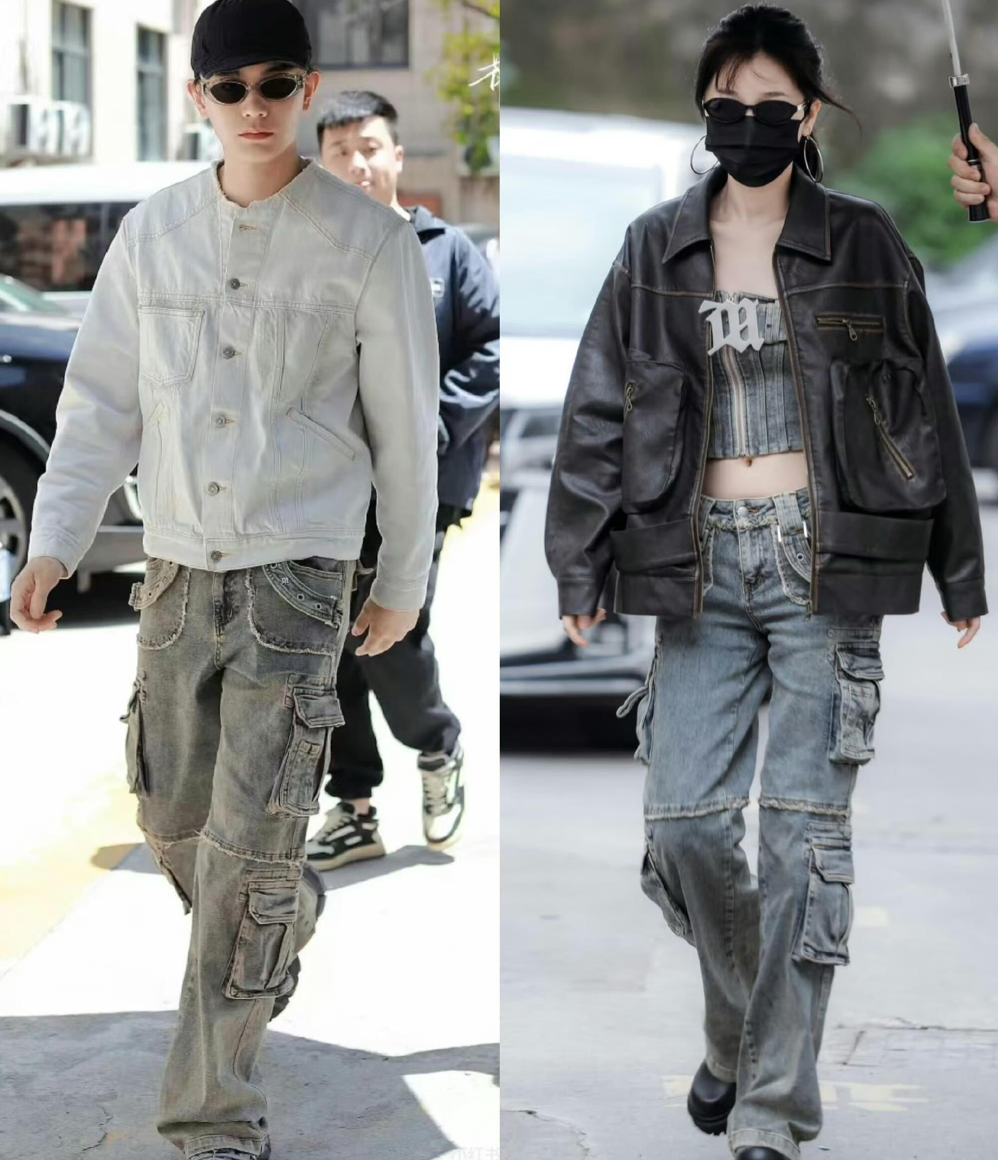 丁禹兮虞书欣 沪上潮男潮女三折叠怎么折都很搭[舔屏] 