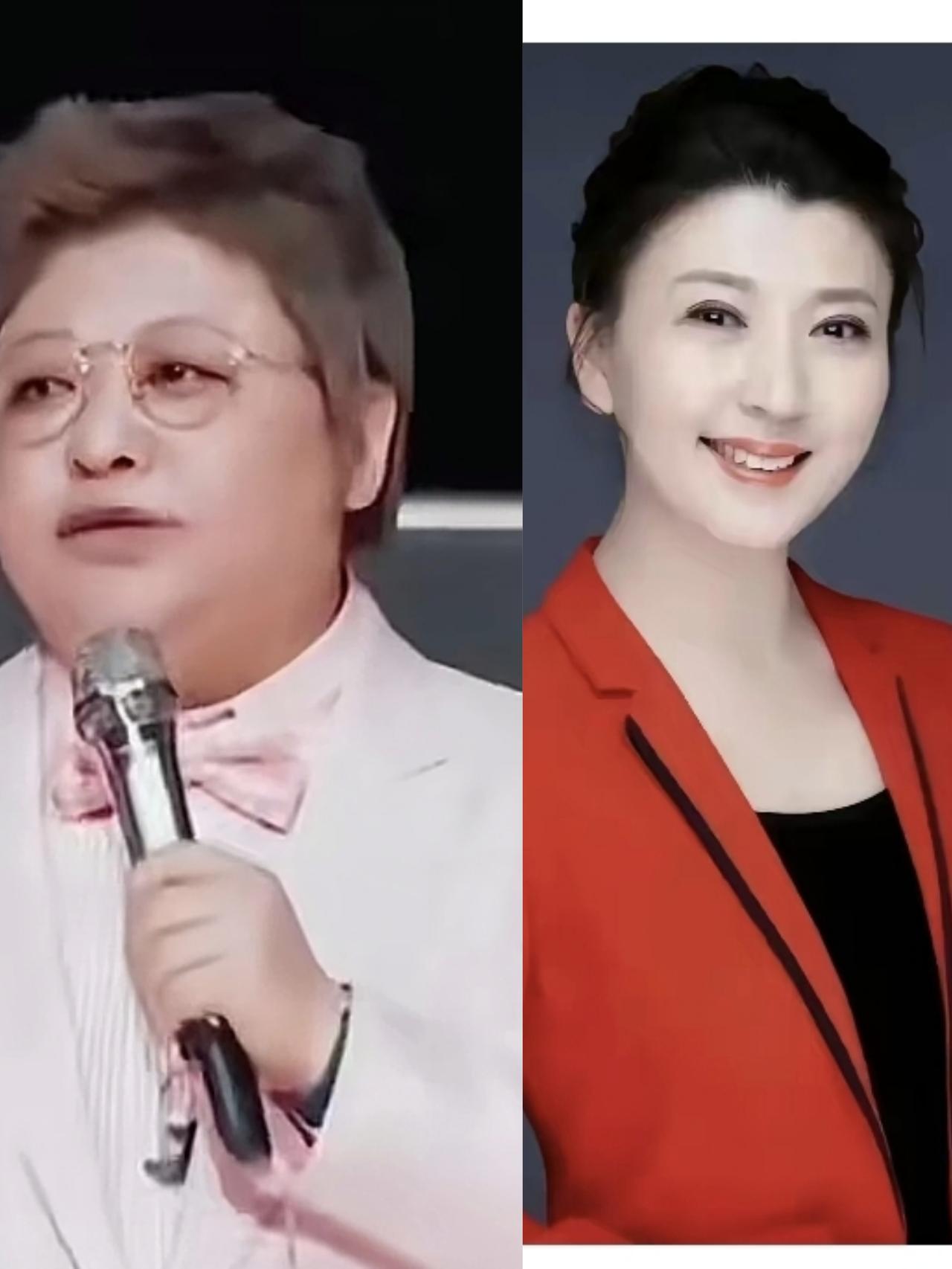 看到这张图片时，您是不是感觉闫学晶特别渺小而韩红特别高大？
       大家这