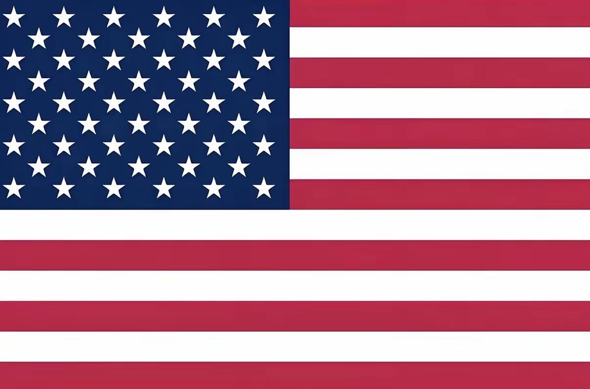 我现在看星条旗上一条条猩红色的线，从上向下看，是他们民众跌落的条条斩杀线；从下向