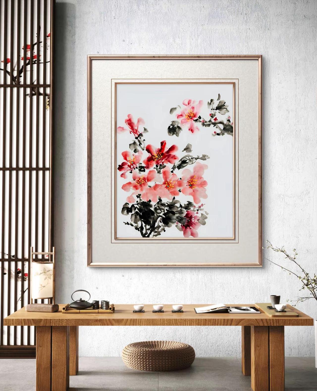 国画 写意国画牡丹 国画牡丹 写意花卉