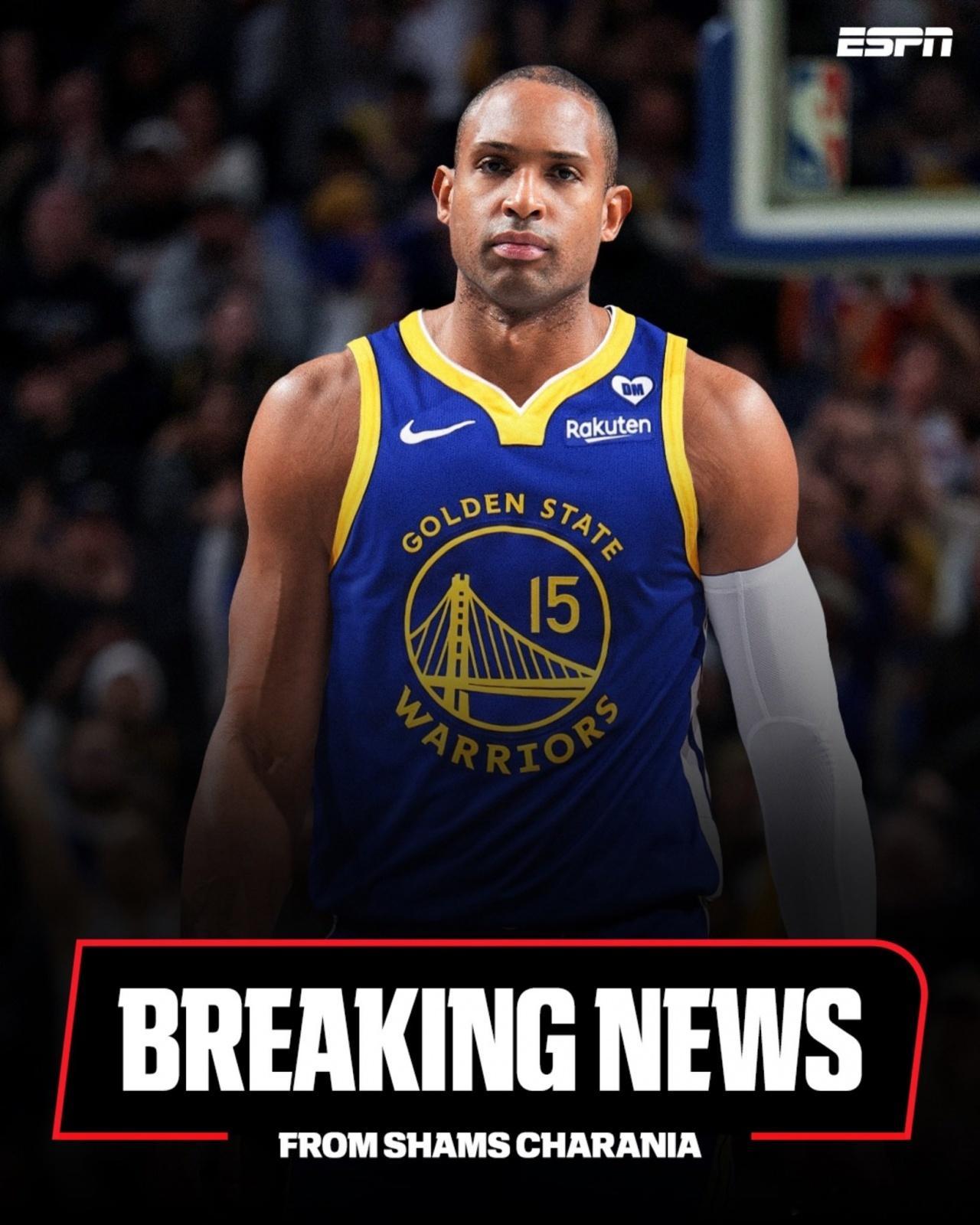据ESPN名记Shams报道，艾尔-霍福德已承诺与勇士签订一份多年合同 ，他将以