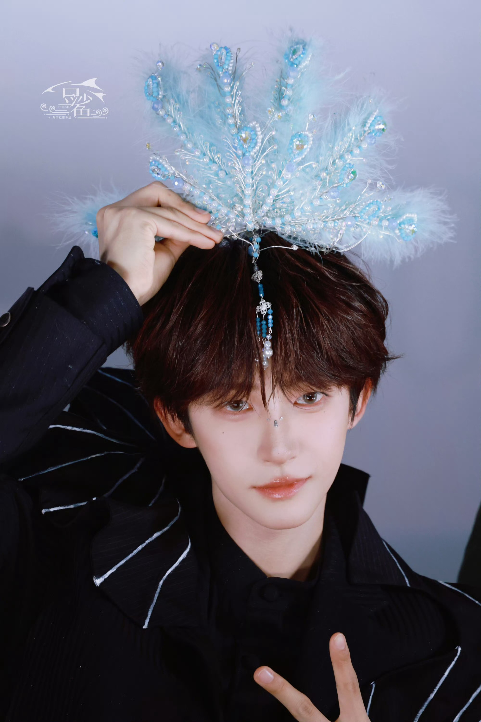 漂亮头饰配上漂亮小宇，漂亮第一名☝🏻无论什么款式的头饰和刘宇适配度都好高[赢牛