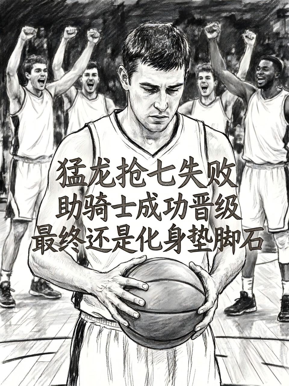 最终还是翻身失败，并在抢七大战中彻底翻了，这不仅让猛龙队迎来了一轮游，还让他们成