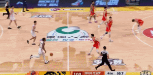 102分，今天深圳队进攻已经做的不错了，但是呢，为了求快，深圳队送给广厦队多少主