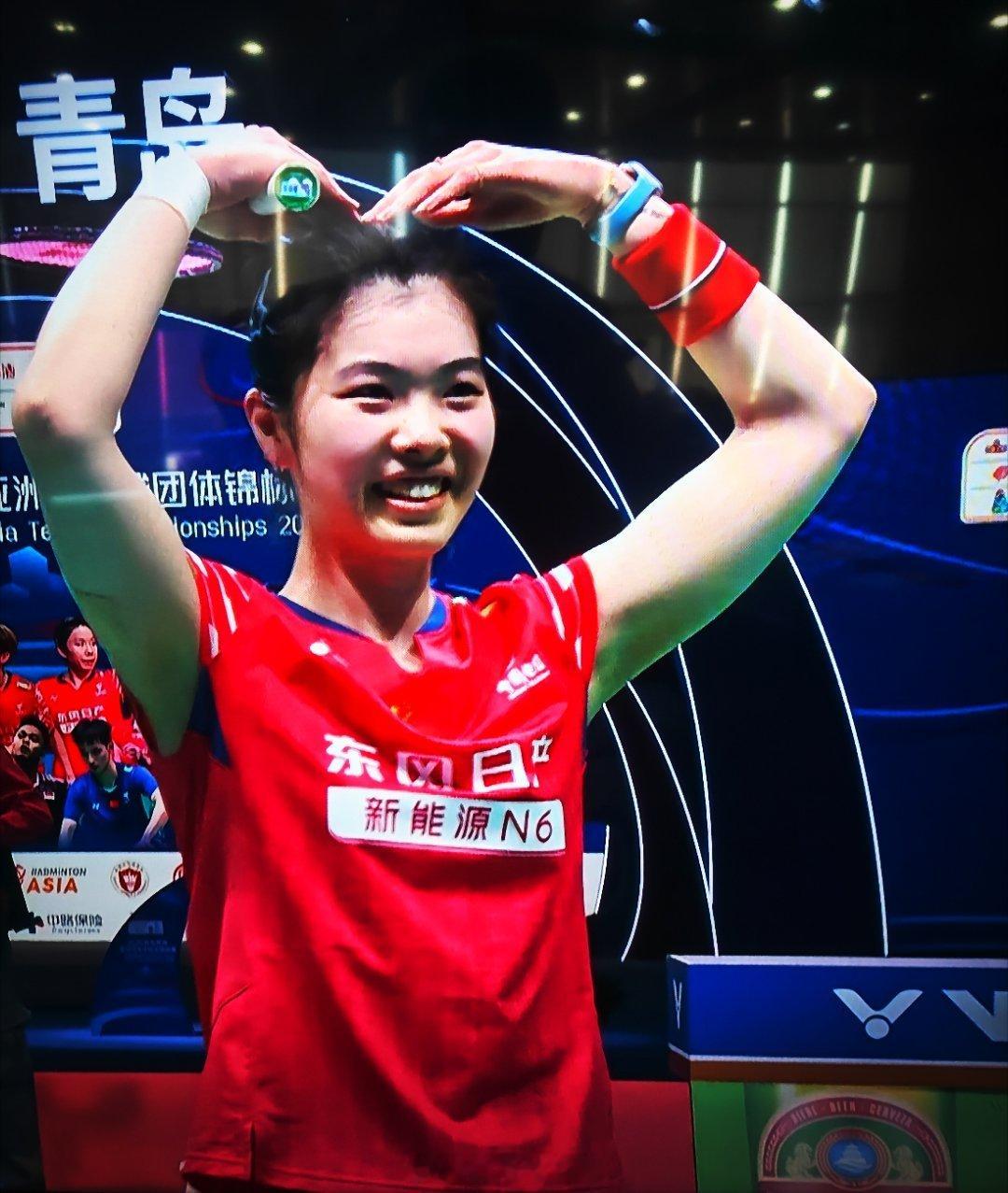高昉洁鏖战88分钟赢下一单中国队 1-0 中国台北队2026年亚洲羽毛球团体锦标