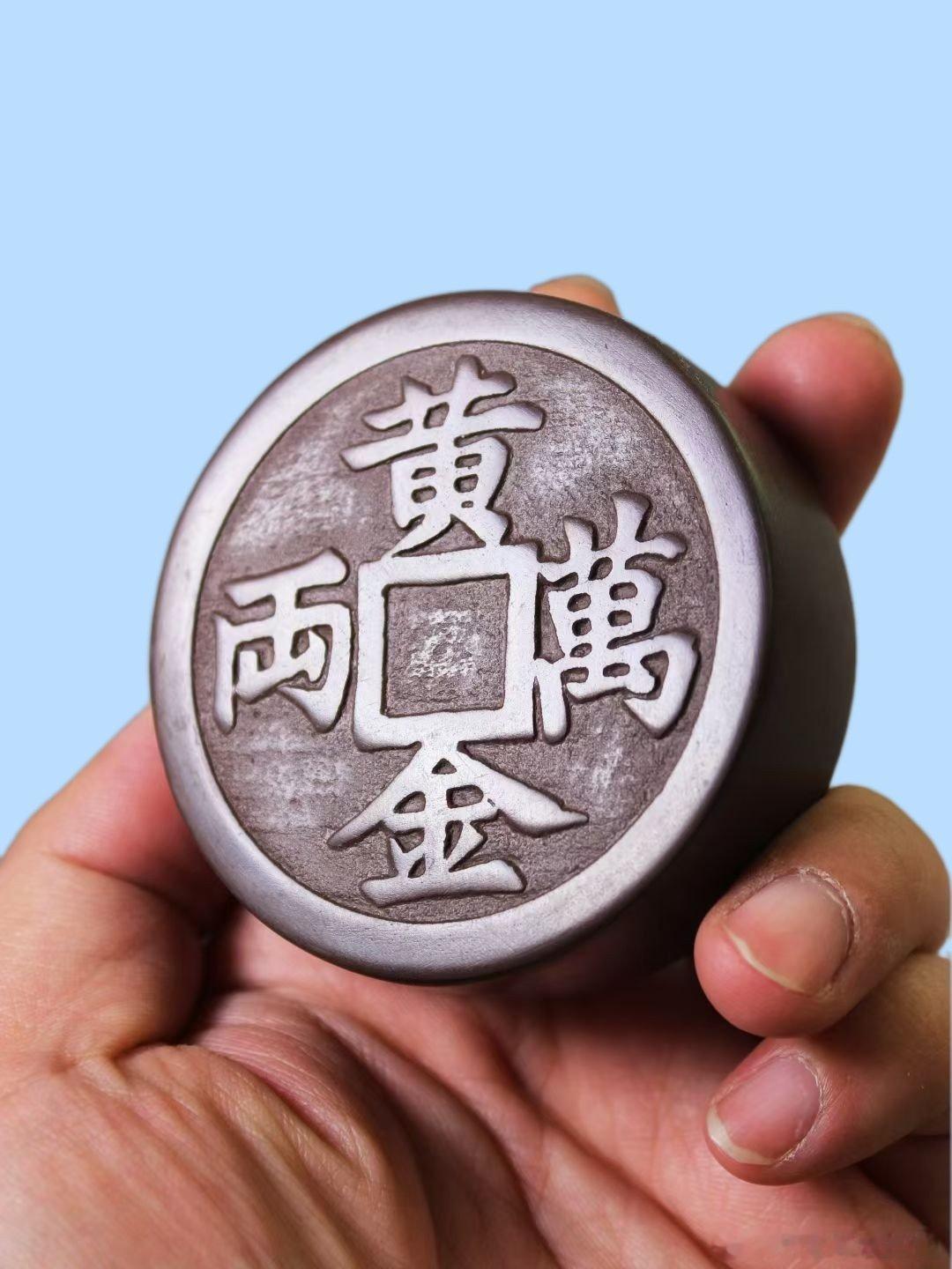 【精品展示】（二）砚台系列（4）：澄泥砚❸～～砚遇魏掌柜作品⑥。与师友们分享，一