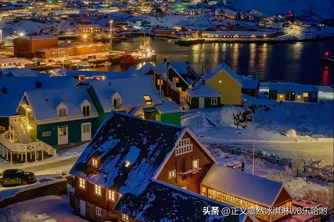 格陵兰岛，那可是个充满神秘的地方。它大部分被冰雪覆盖，冰盖平均厚度达 2300 