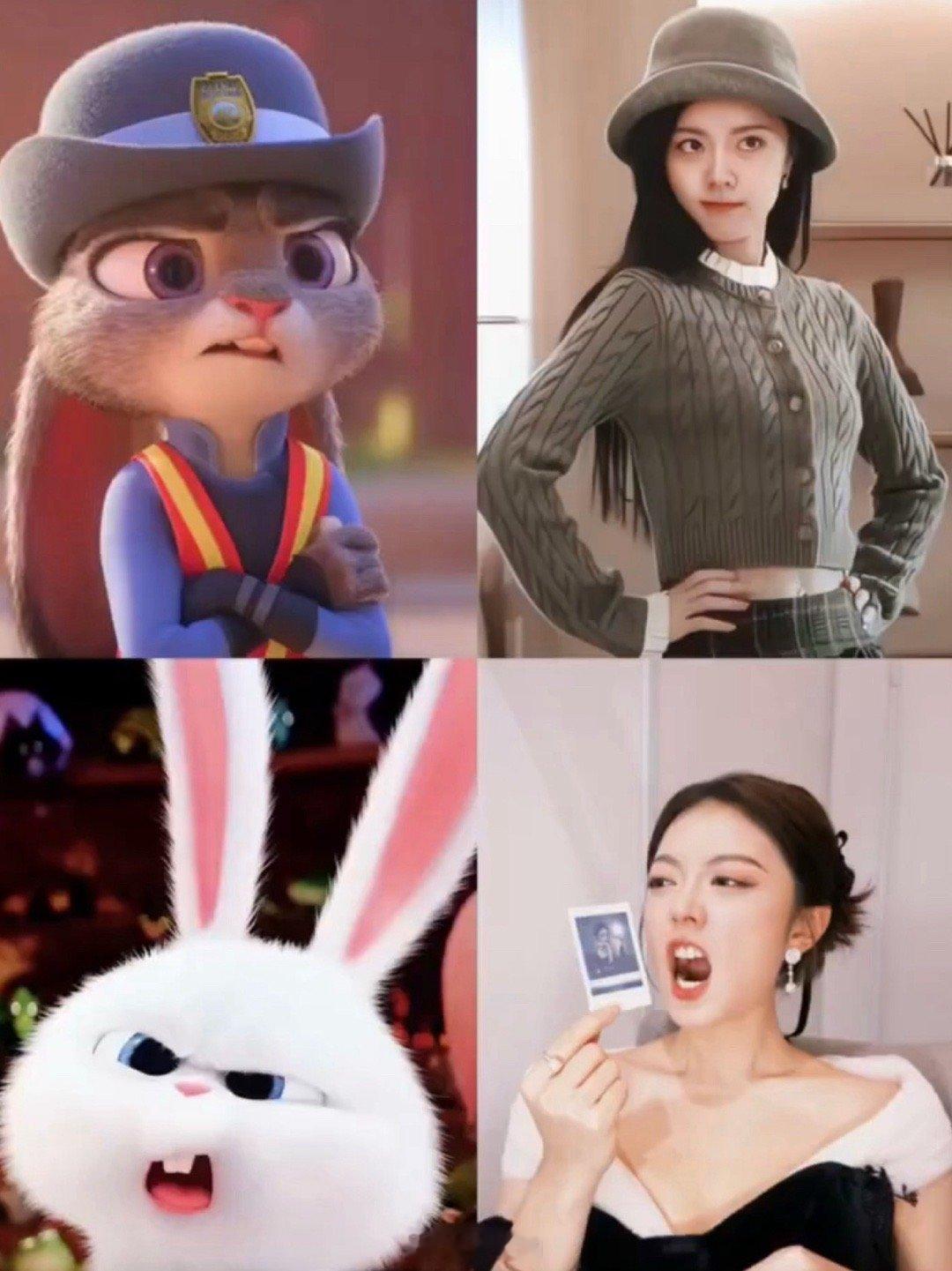 兔子警官赵今麦赵今麦骄阳似我兔子塑