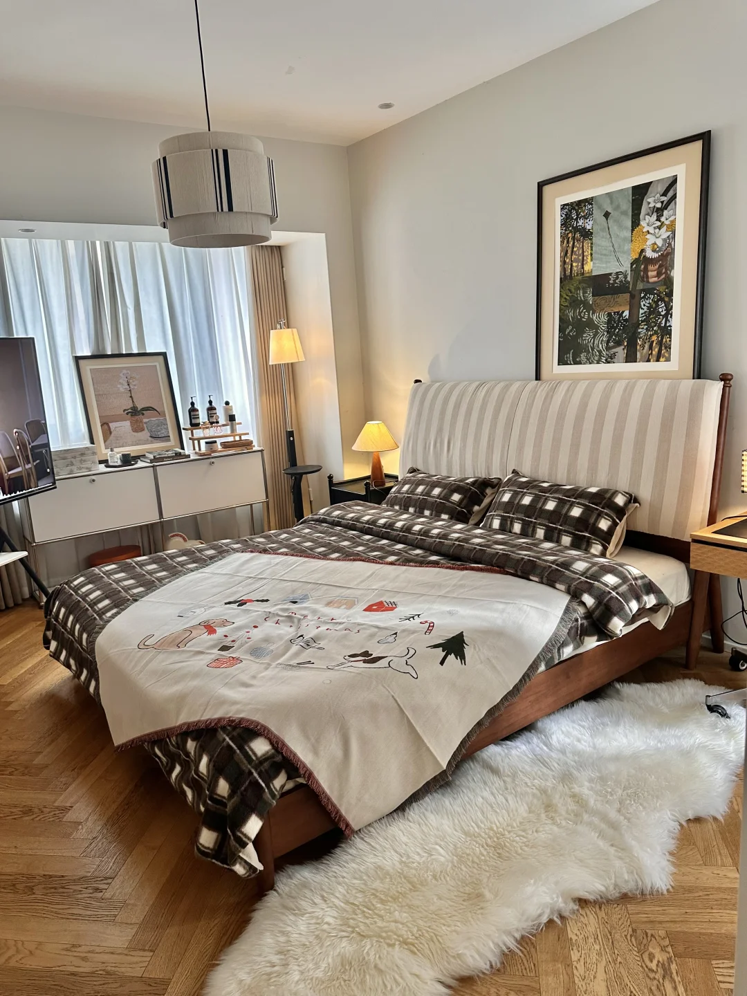 入冬的卧室，简单舒服就够了~