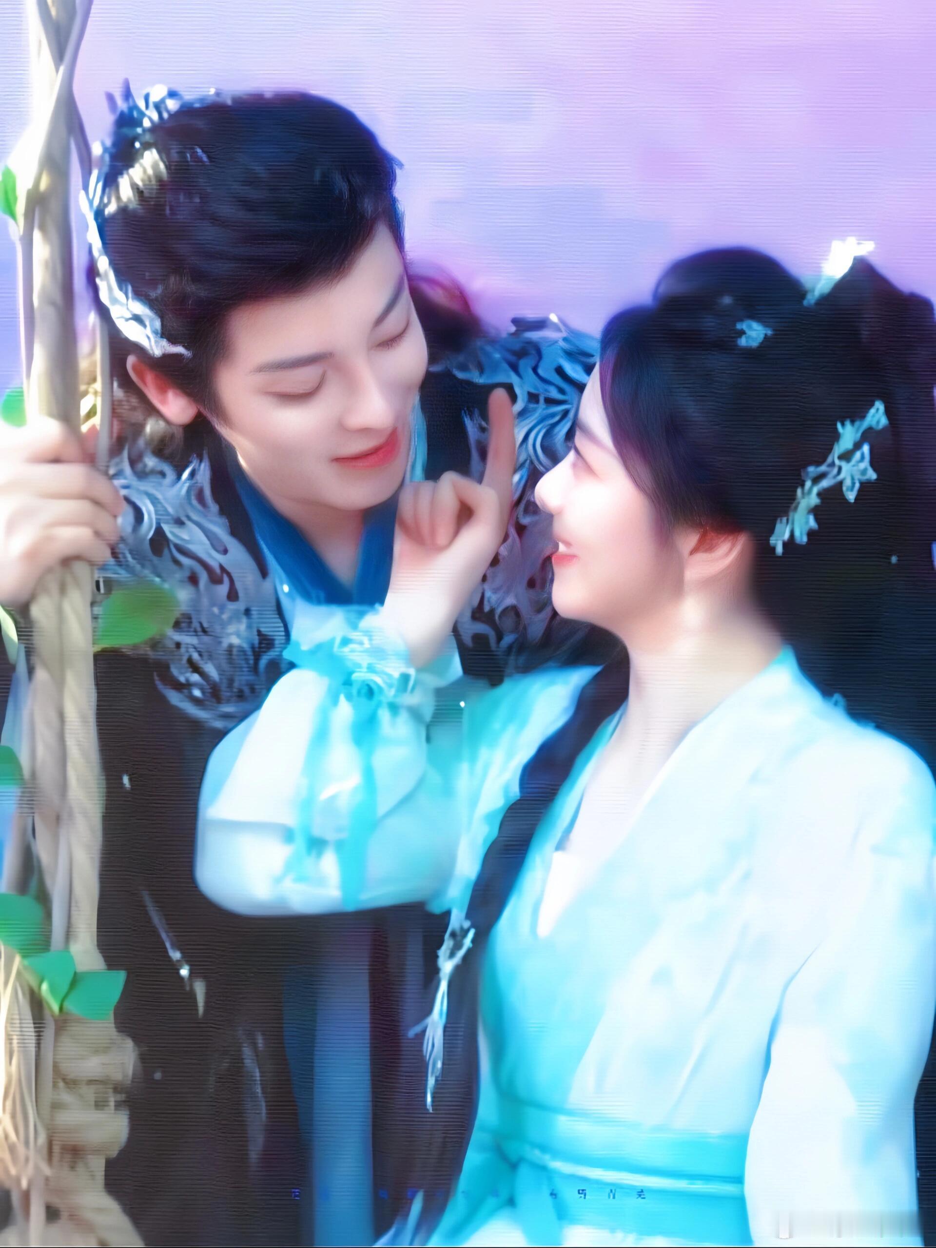 侯明昊谭松韵演上强制爱了 剧还没播就先嗑到真糖，你好星期六游戏环节太会了，谭松韵