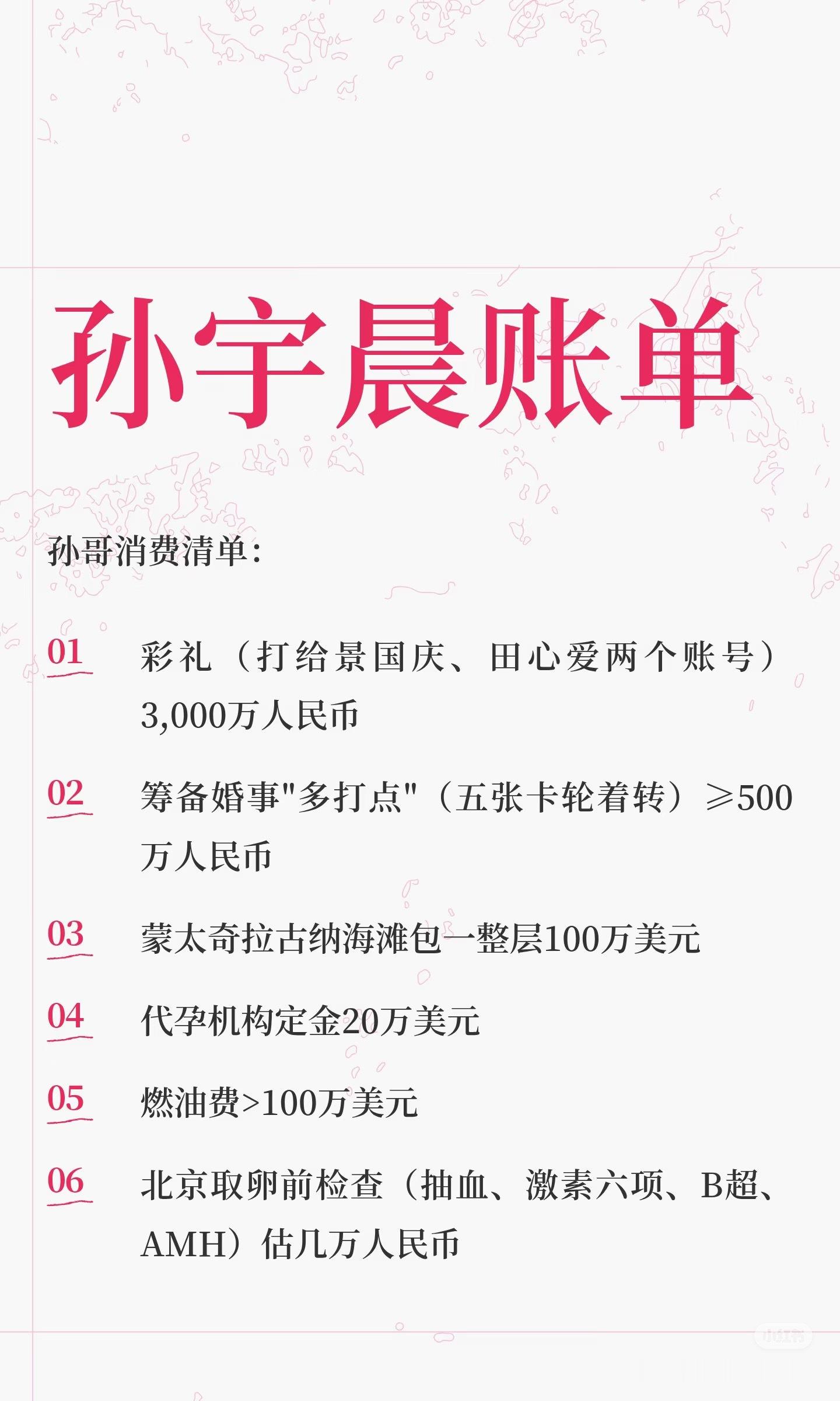 孙宇晨起诉景甜这个瓜的震撼程度可以称得上近十年第一，可以比肩2017年冰冰姐引发