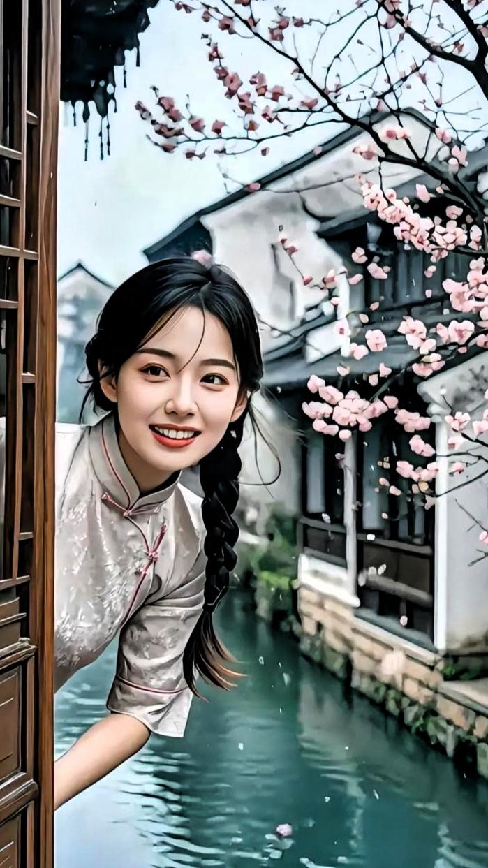 上联：风摇柳丝情未了
下联：雨湿杏花意更浓，大家快来对对子，凑热闹，培养感情，扩