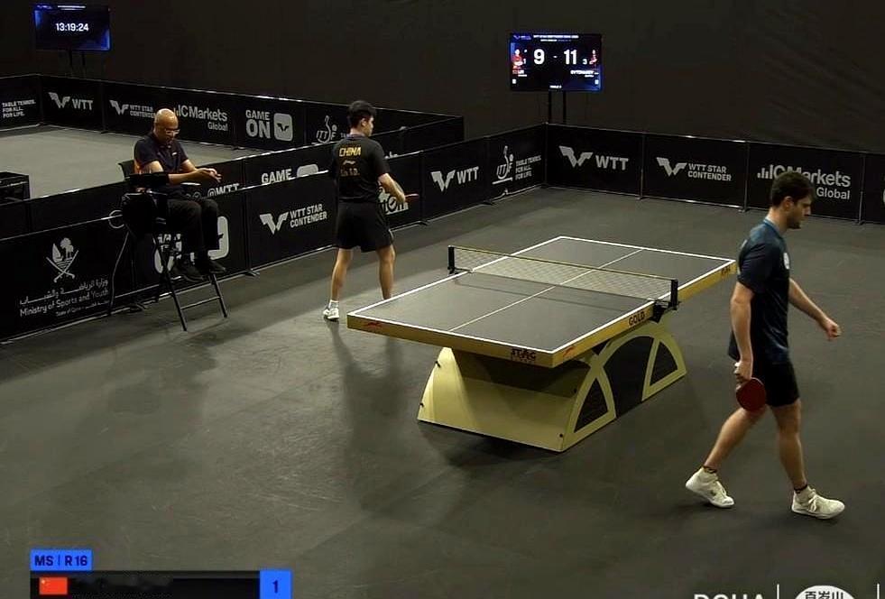 1-3爆冷出局！
 
林诗栋刚坐上世界第二的椅子，就被37岁奥恰洛夫掀翻。四局比