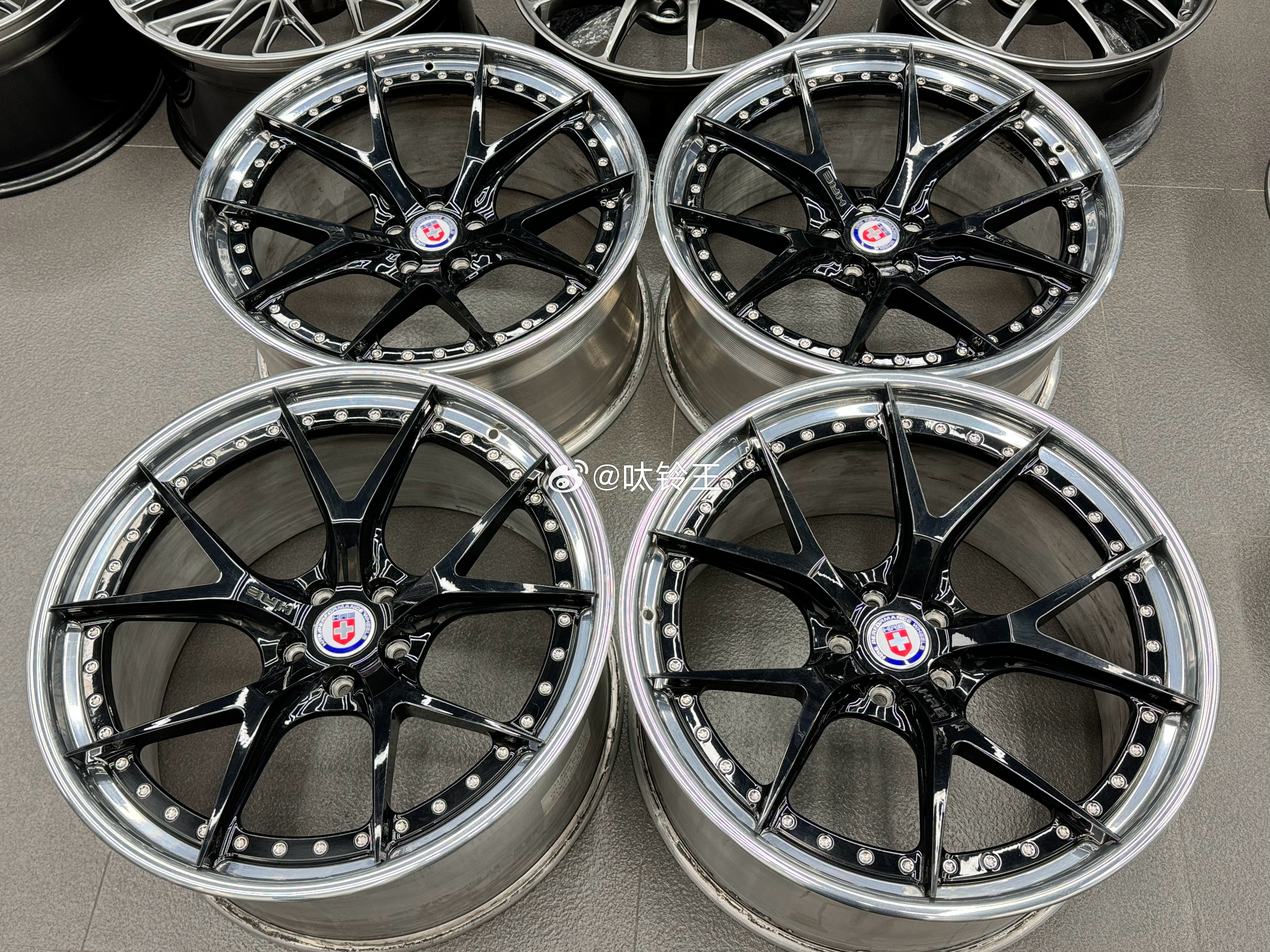 心情件：正品美国🇺🇸HRE S101  3片锻造数据：21寸10J ET23