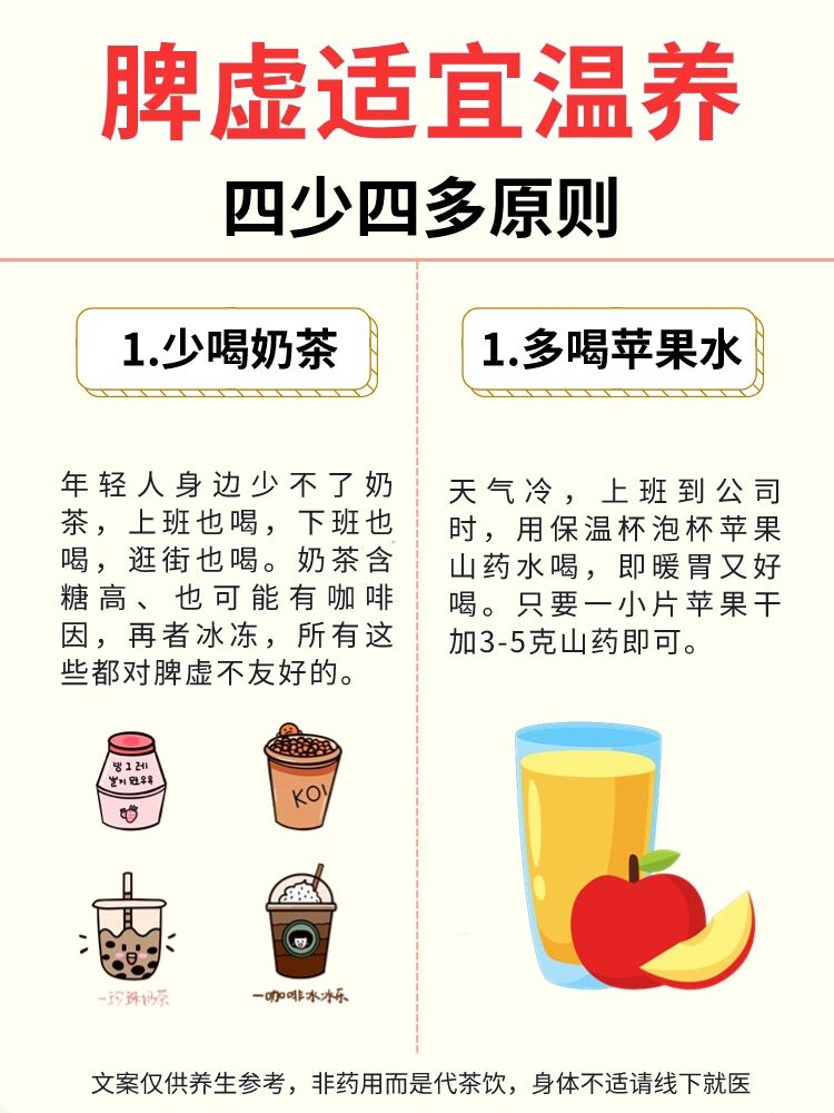 脾~不好，虚弱|调理四少四多原则