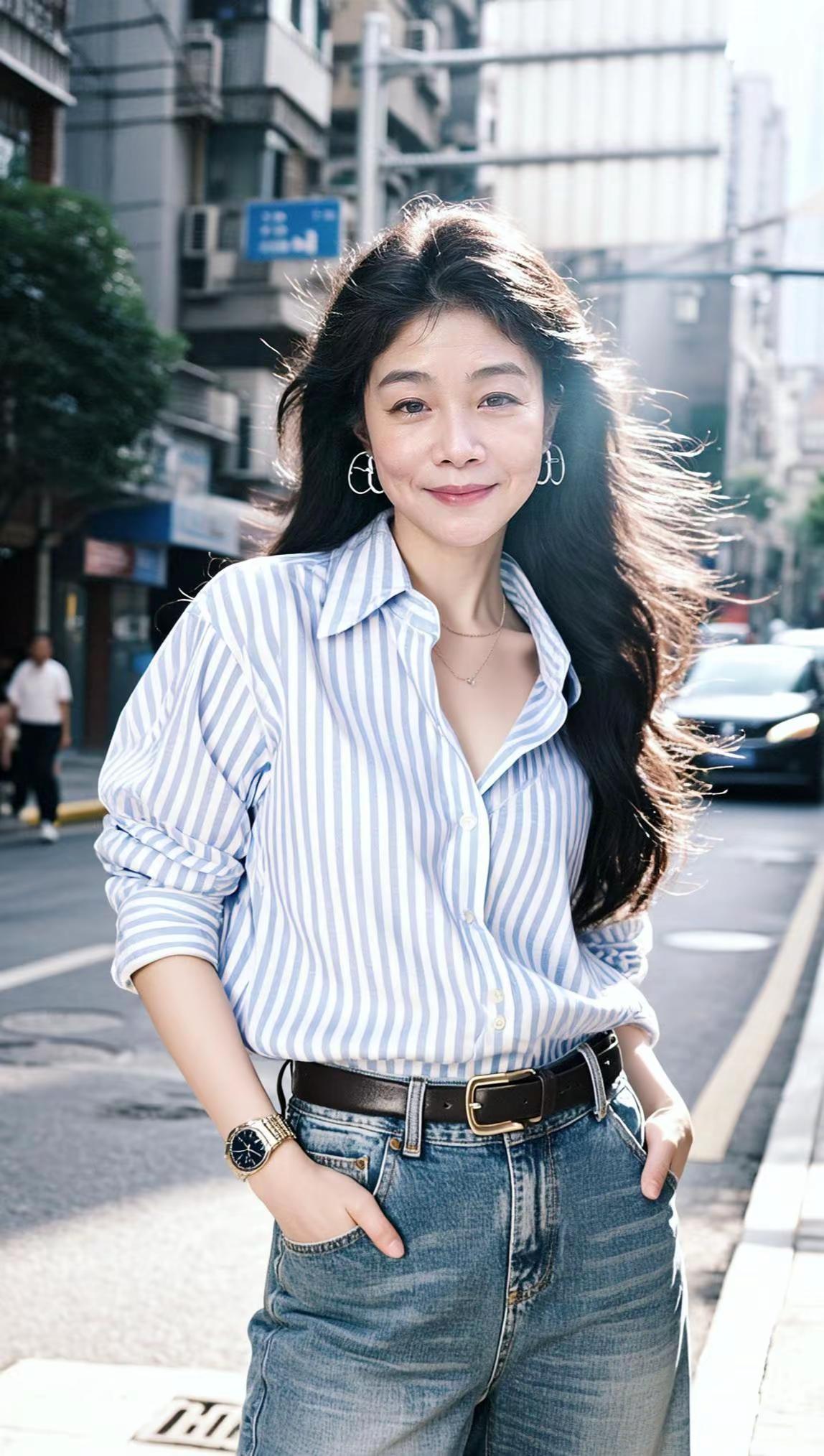 分享快乐。AI港风逆光照