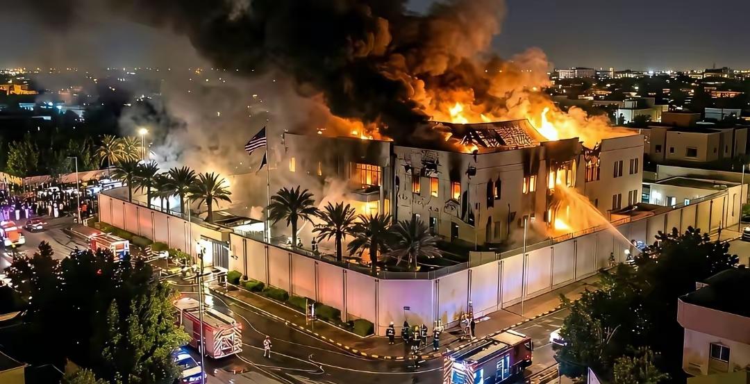 咋回事，美国驻沙特大使馆被伊朗无人机炸了？
听到这个消息时，我有点震惊，心里却暗