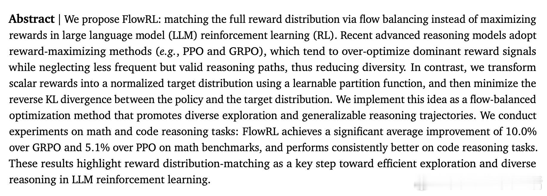 [LG]《FlowRL: Matching Reward Distributio