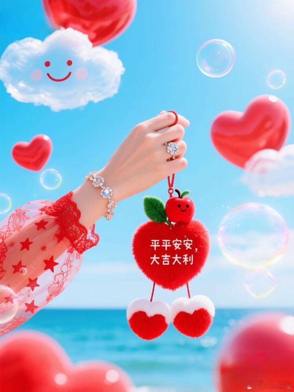 晨光温柔，满电启程，心怀喜乐，长安常安，浪漫盈怀。收获的季节，努力有惊喜，微笑暖