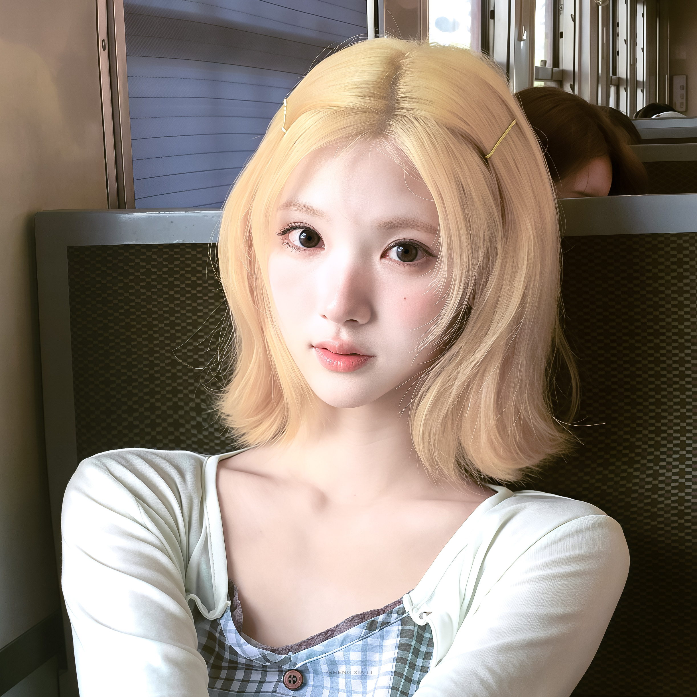 Jiwoo 崔志宇·生命是蓝绿交织的玻璃夏色☘️·头像壁纸更新～ 