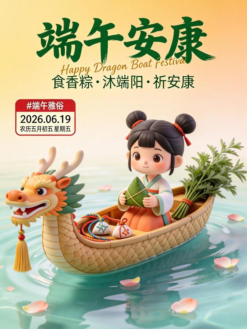 2026.6.19端午节祝福图片壁纸拿图吱一声噢～ 端午节端午安康 端午节快乐