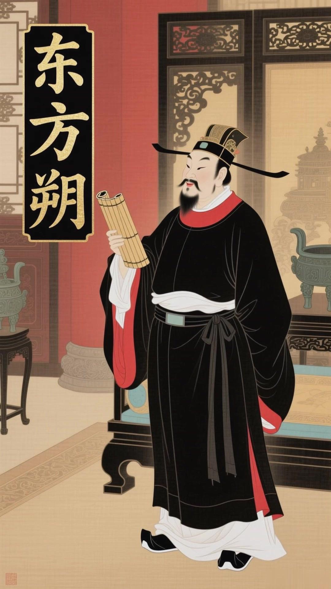 汉武帝一朝群臣动辄罹祸，十三位丞相近半数横死，名将谋臣多遭屠戮，唯独东方朔以佯狂