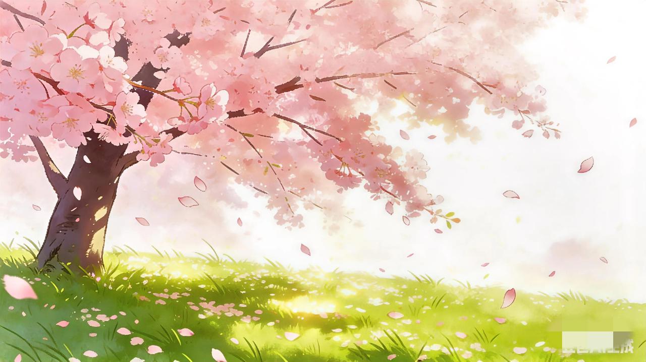 风是软的，花是甜的，连阳光都变得温柔起来。
不必奔赴远方，身边的一草一木，一餐一