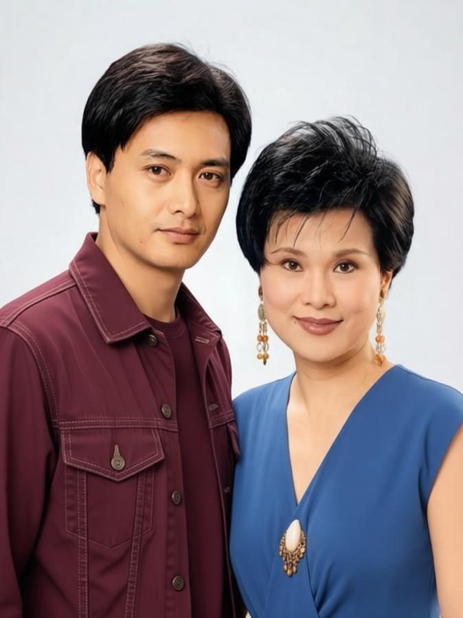 当年周润发刚入行跑龙套，没人看得起，
是前辈梁淑庄处处照顾他、帮他争取机会。
后