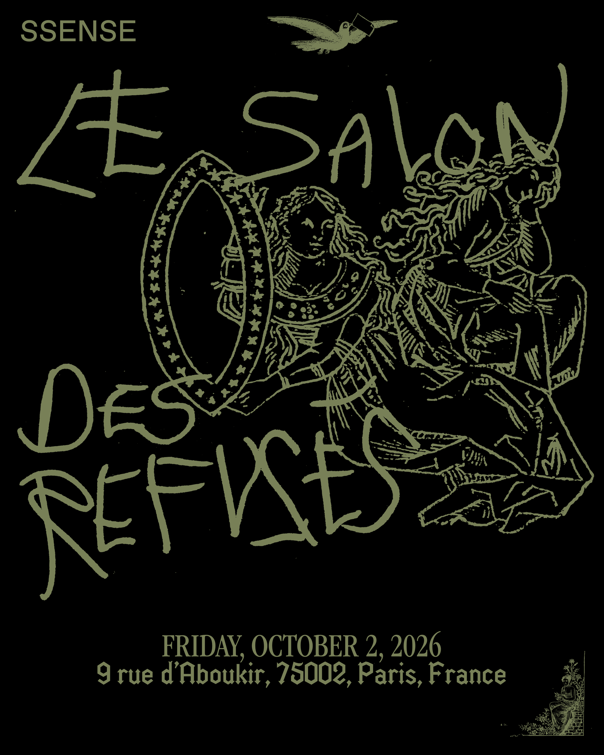 ✨SSENSESSENSE于巴黎时装周期间推出名为Salondes Refusé