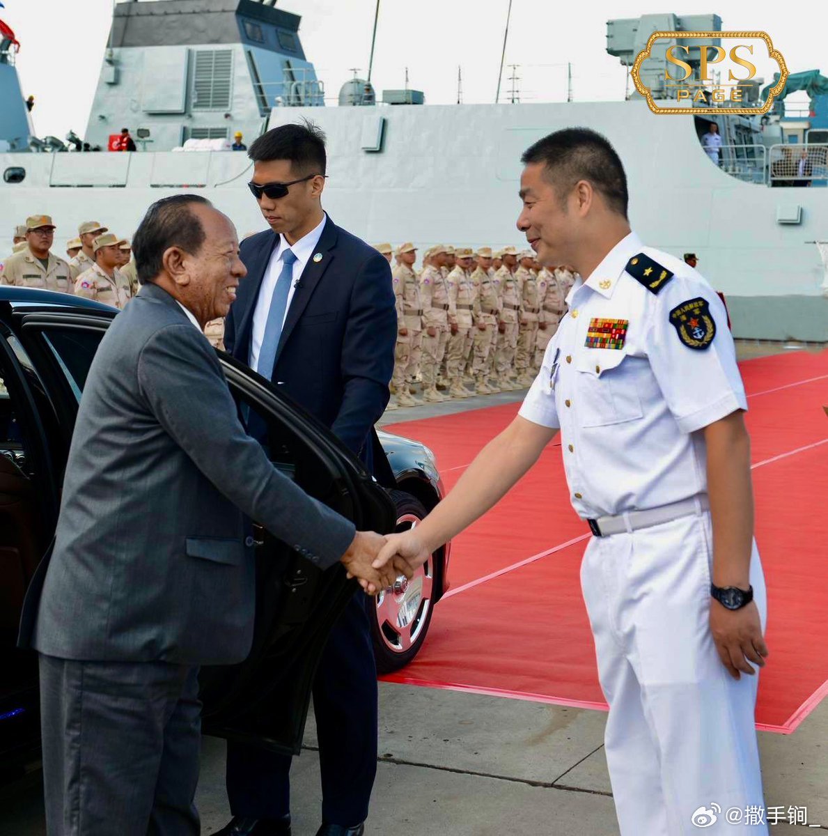 柬埔寨将于4月上旬在云壤海军基地举行仪式，欢迎向中国订购的056C型护卫舰归建。