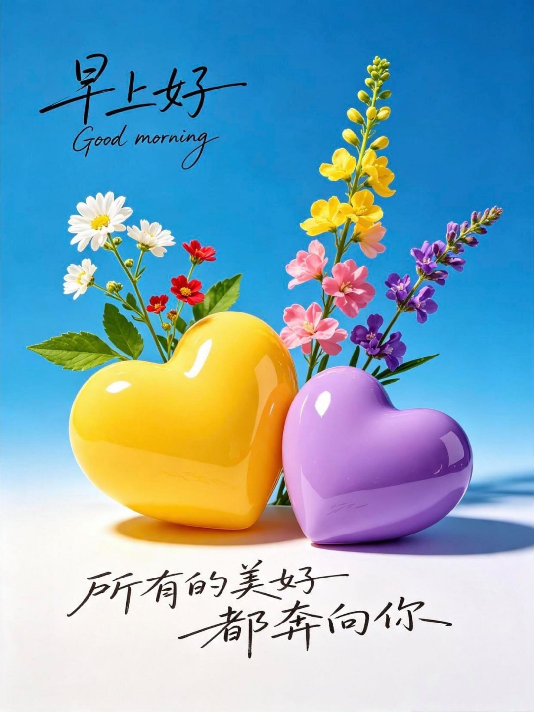 早安 给内心留一处柔软的角落，温柔与光亮自会奔赴而来，崭新的一天，心怀期许向前走