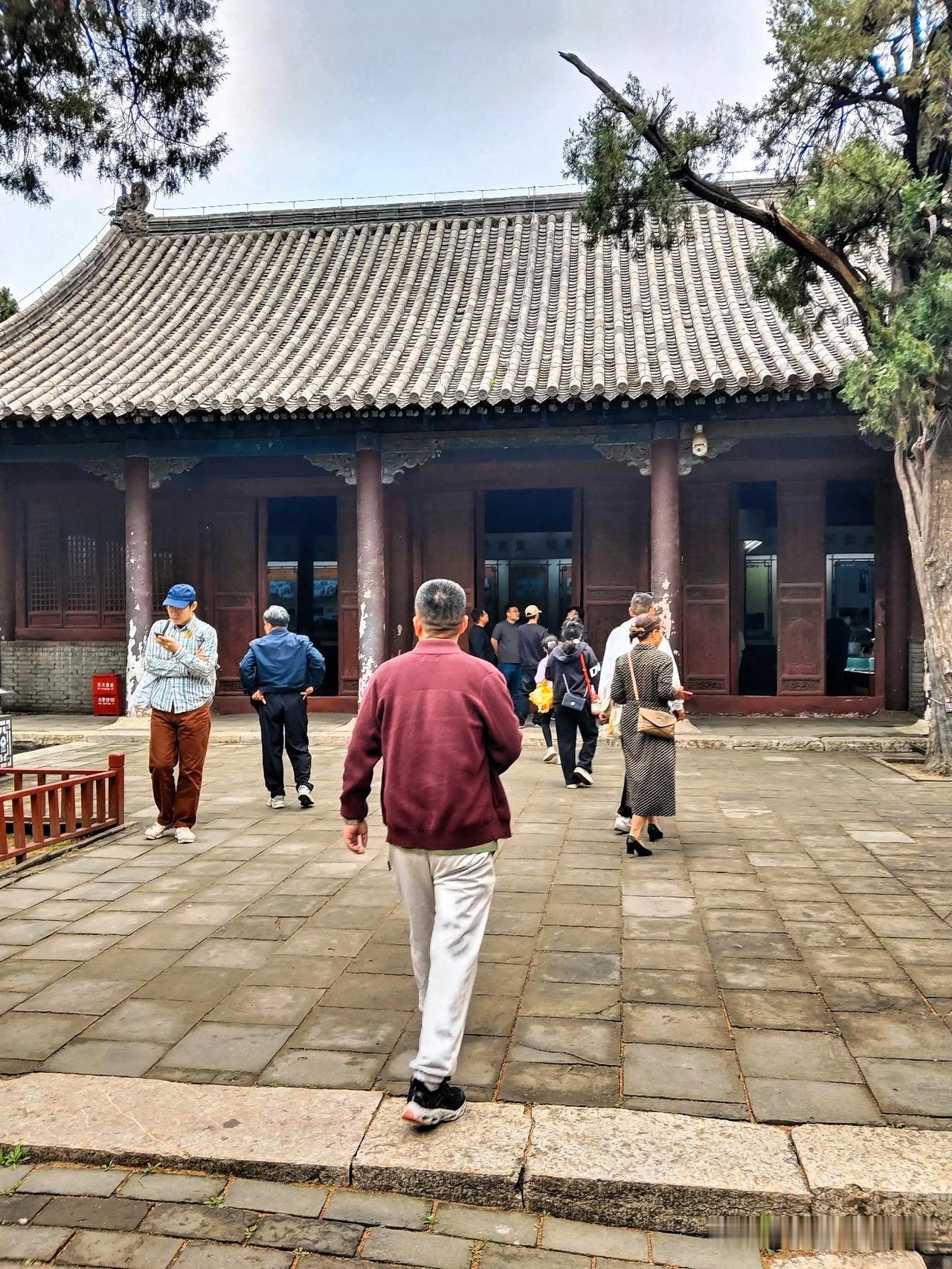 头几天我去了邹城，浏览了亚圣孟府和孟庙，在孟府看到了千年流苏和孟庙的古柏树。