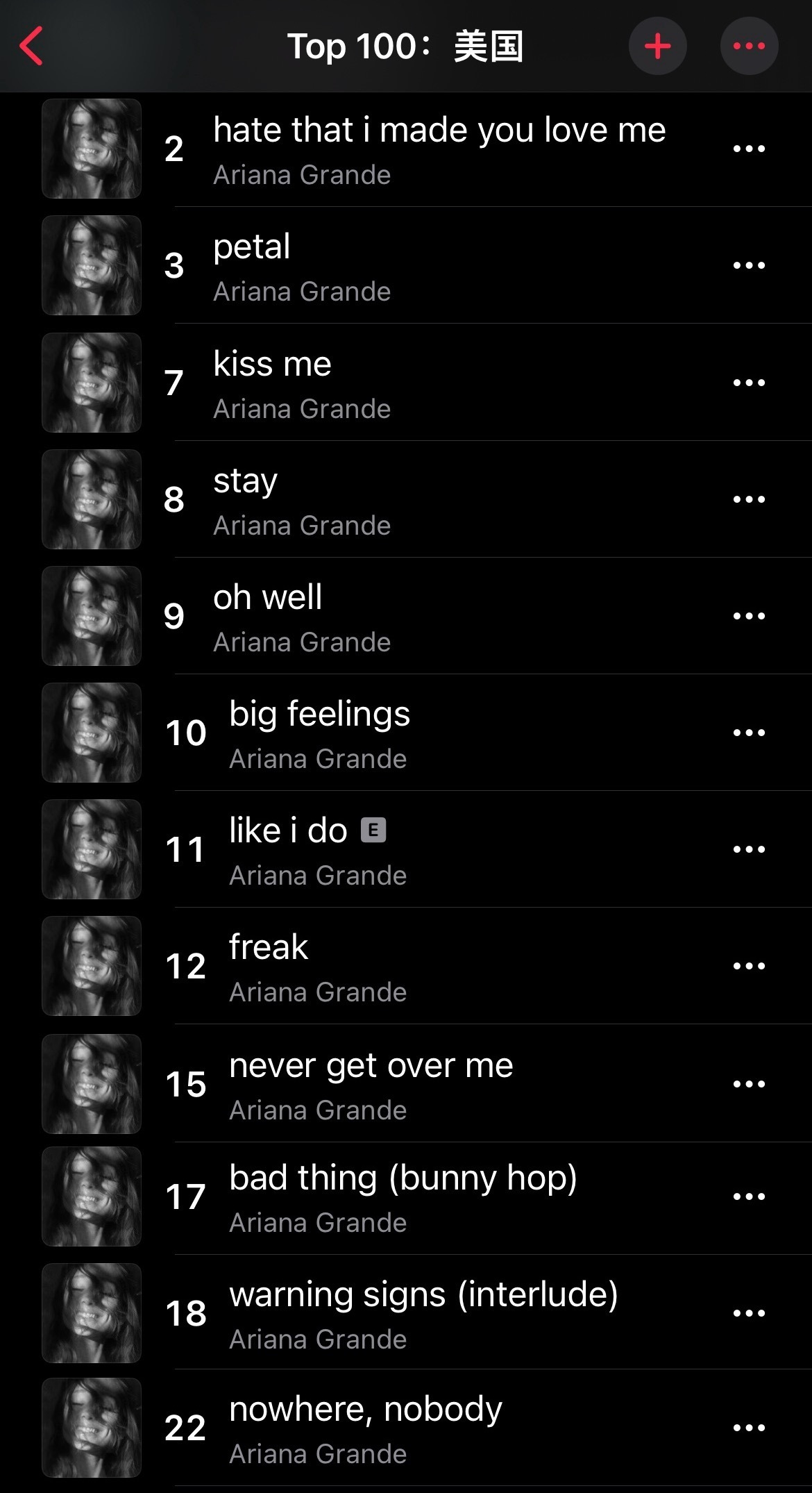 Ariana Grande 第八张录音室专辑『petal』Apple Music